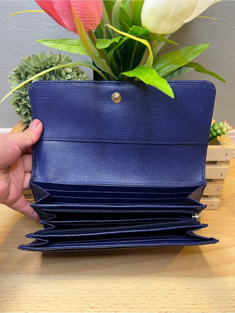 Furla Navy Blue Wallet - Picture 9 of 15